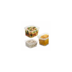 Boite plastique translucide Prestipack avec couvercle 1850 ml - par 200