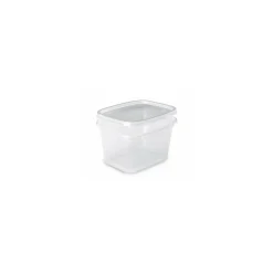 Boite plastique translucide Prestipack avec couvercle 450 ml - par 600