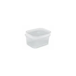Boite plastique translucide Prestipack avec couvercle 900 ml - par 300