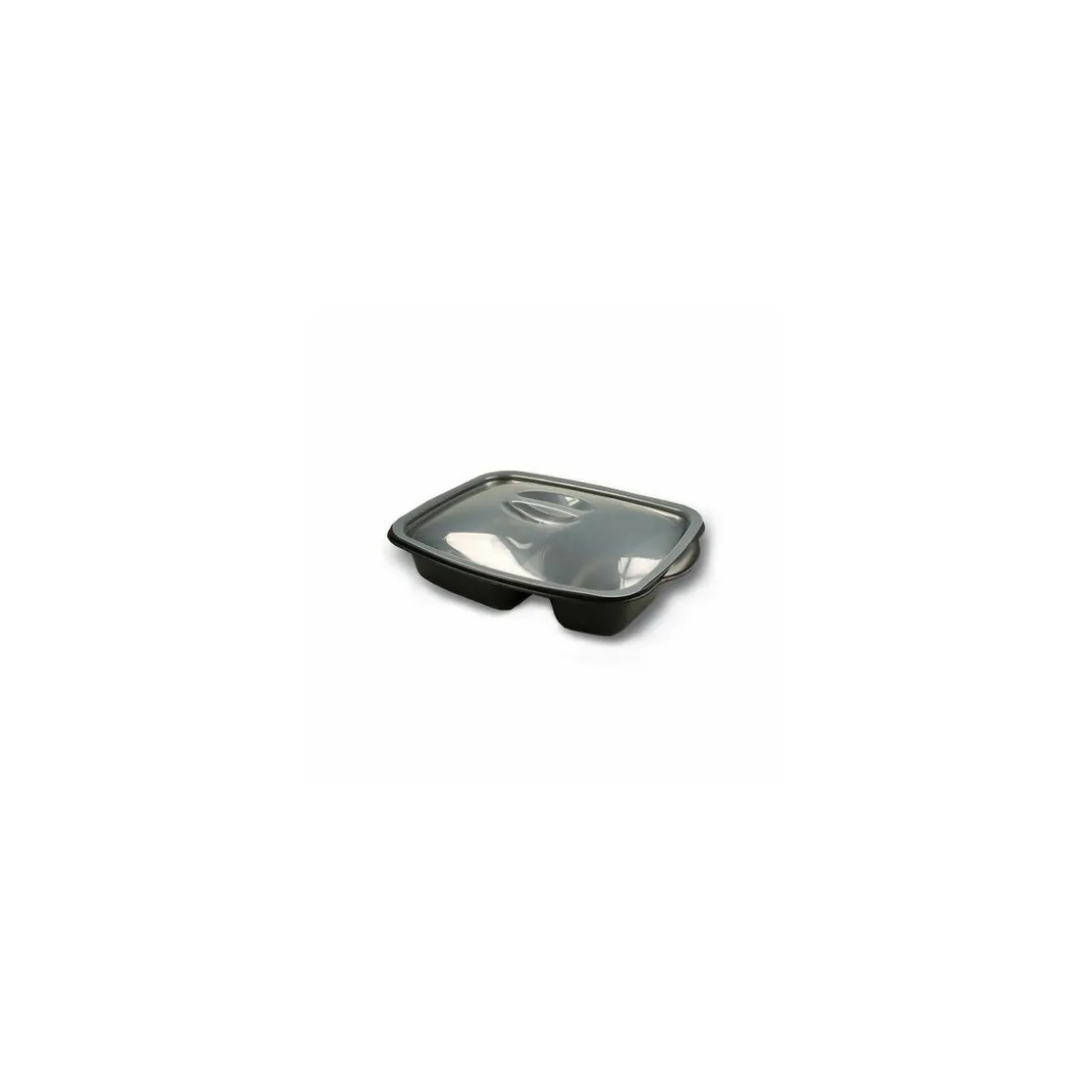 Boite plats cuisinés PP 2 compartiments 55 + 35 cl - par 200