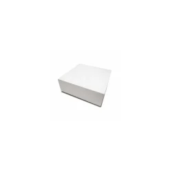 Boite pâtissière blanche en carton 22 x 22 x 8 cm - par 50