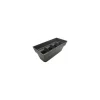 Boite rangement pour 60 étiquettes plastique noir 41 x 19 x 15 cm