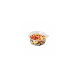 Boite ronde plastique transparente avec couvercle Olipack 750 ml - par 200