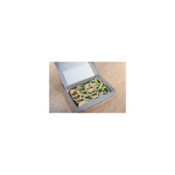 Boite traiteur carton blanc 35 x 26 x 6 cm - par 25