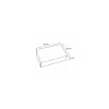 Boite traiteur carton blanc 29 x 20 x 6 cm - par 25