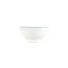 Bol à déjeuner verre trempé blanc/filet bleu 51cl ø 13,2 cm - par 6