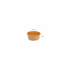 Bol salade kraft brun 1000 ml - par 50