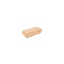 Boîte alimentaire rectangulaire kraft brun 2000 ml - par 50