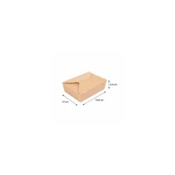 Boîte américaine kraft brun 1980 ml - par 50
