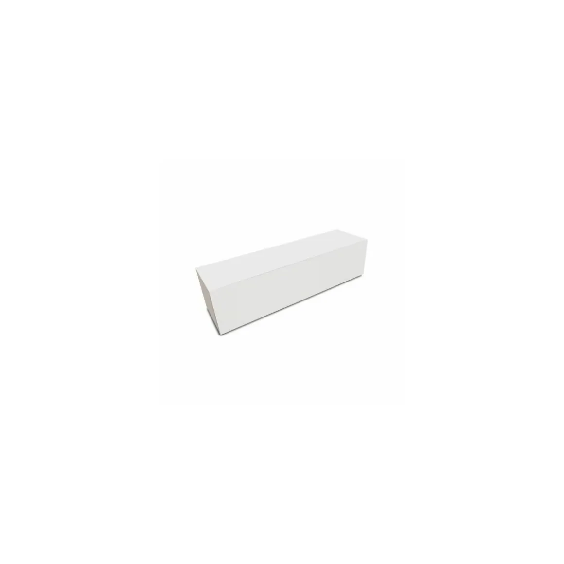 Boîte à buche carton blanc 40 x 11 x 11 cm - par 25