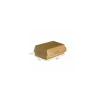 Boîte burger kraft brun 237 x 135 x 75 mm - par 100