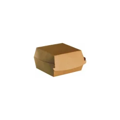 Boîte burger kraft brun 120 x 116 x 70 mm - par 100