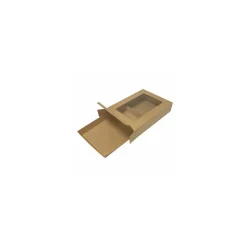 Boîte carton à fenêtre pour plateau grand - par 50