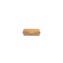 Boîte lunch box kraft brun 22,5 x 8,5 x 17 cm - par 50