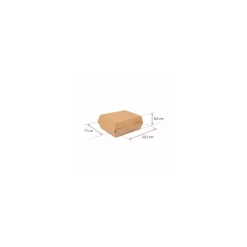 Boîte lunch box kraft brun 22,5 x 8,5 x 17 cm - par 50