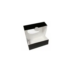 Boîte noire avec fenêtre 14 x 9,5 x 4,5 cm - par 50