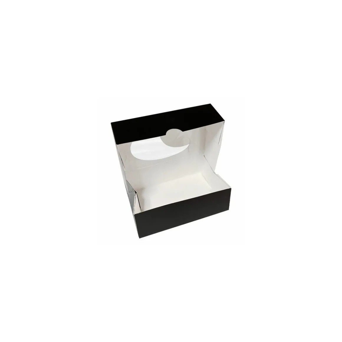 Boîte noire avec fenêtre 14 x 9,5 x 4,5 cm - par 50