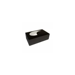 Boîte noire avec fenêtre 14 x 9,5 x 4,5 cm - par 50