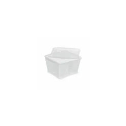 Boîte plastique transparente avec couvercle Prestipack 1500 ml - par 30