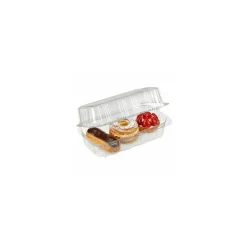 Boîte plastique transparente avec couvercle Patipack 22,5 x 7,9 x 7,5 cm - par 200