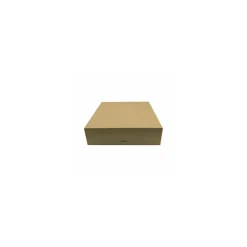 Boîte à pâtisserie kraft brun 20 x 20 x 5 cm - par 50