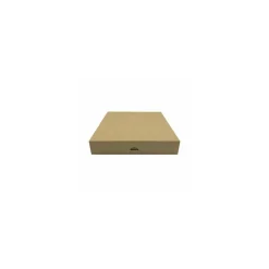 Boîte à pâtisserie kraft brun 23 x 23 x 5 cm - par 50