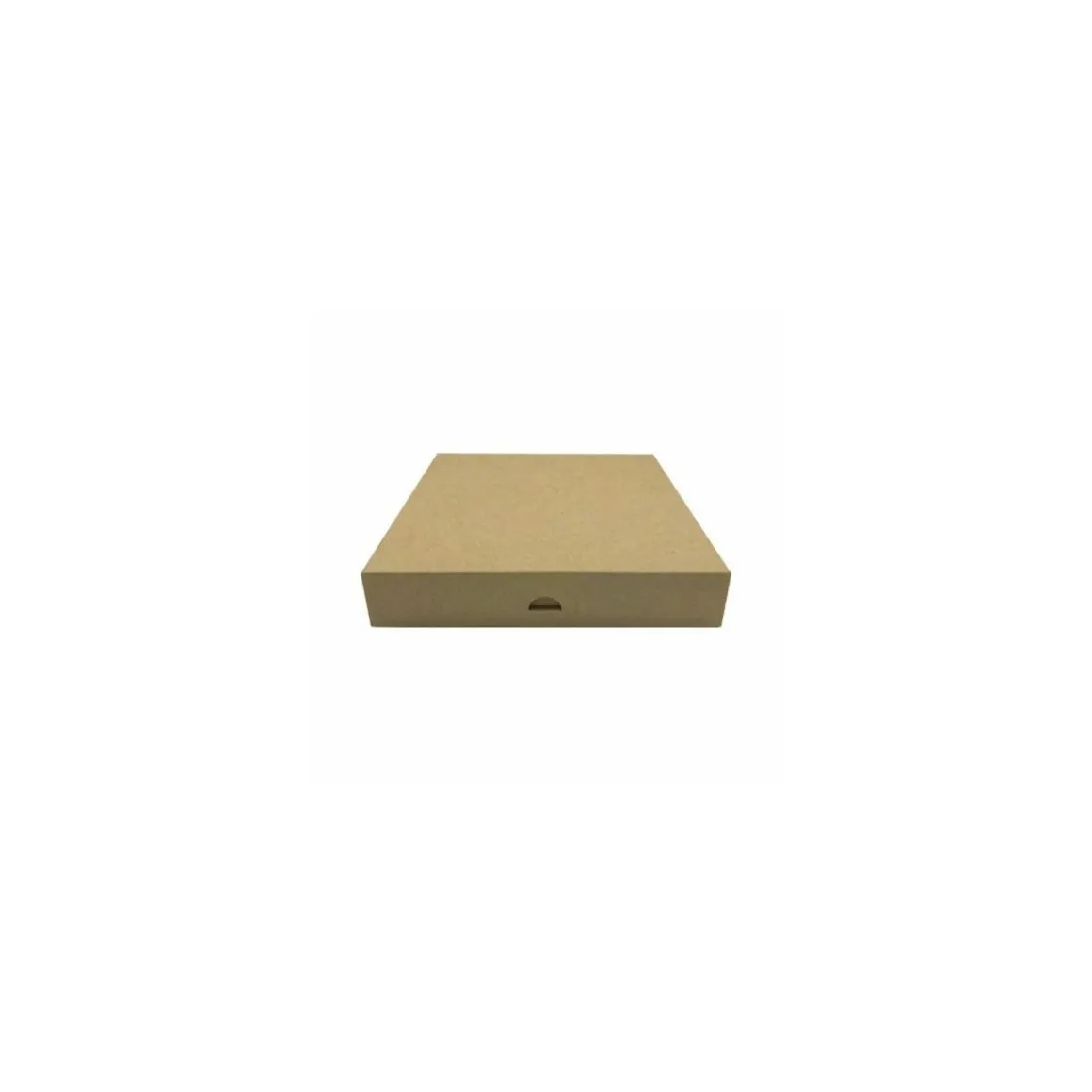 Boîte à pâtisserie kraft brun 23 x 23 x 5 cm - par 50