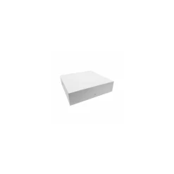Boîte pâtissière blanche en carton 32 x 32 x 10 cm - par 25