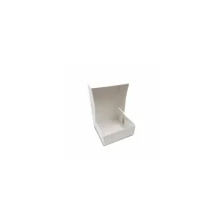 Boîte pâtissière blanche en carton 18 x 18 x 8 cm - par 50