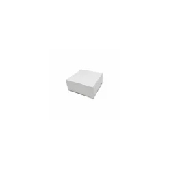 Boîte pâtissière blanche en carton 14 x 14 x 6 cm - par 50