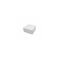 Boîte pâtissière blanche en carton 14 x 14 x 6 cm - par 50