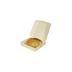 Boîte pâtissière en carton 23 x 23 x 5 cm - par 50