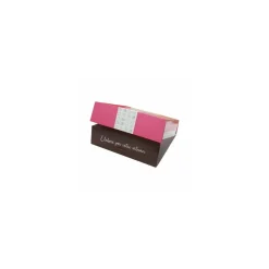 Boîte pâtissière 18 x 18 x 5 cm décor AURIOS - par 50