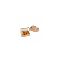 Boîte refermable kraft brun ingraissable 14,5 x 9 x 4,5 cm - par 450