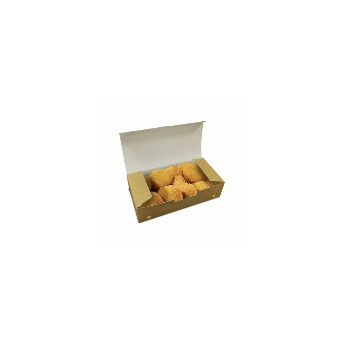 Boîte refermable kraft brun ingraissable 20 x 10 x 5 cm - par 375
