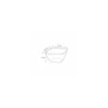 Boîte à salade plastique transparente Crudipack 500 ml - par 720