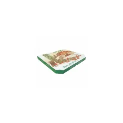 Boîtes à pizza à coins cassés "Olives" 33 x 33 x 3 cm - par 100