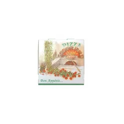 Boîtes à pizza à coins droits "Olives" 29 x 29 x 4 cm - par 100