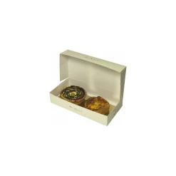 Boîte traiteur carton 2 coquilles 26 x 13 x 5 cm - par 50