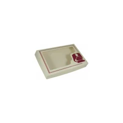 Boîte traiteur carton à fenêtre 42 x 28 x 6 cm - par 25