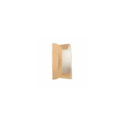 Boîte à wrap et tortilla avec fenêtre kraft brun - par 100