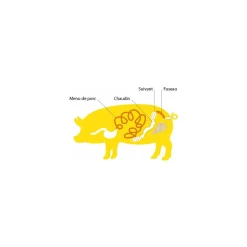 Boyau de porc Bo'vite ⌀ 32/35 - par 900 m
