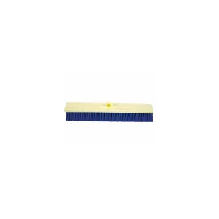 Brosse pour balai demi dur bleu 45 cm