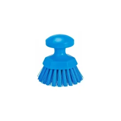 Brosse ronde soleil fibres dures bleu ø 11cm