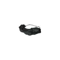 Cache barbe jetable PP non tissé noir 22 x 45 cm - par 100