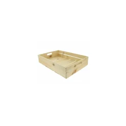Cagette bois de pin 60 x 40 x 12 cm