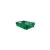 Caisse ajourée verte PEHD recyclé 60 x 40 x 14,6 cm - 27 L