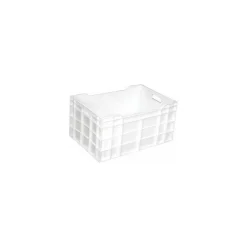Caisse pleine PEHD blanc 40 L