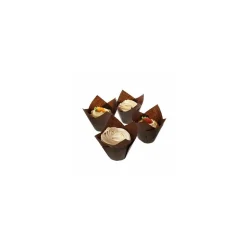 Caissette de cuisson papier brun 