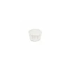 Caissette de cuisson ronde 5,4 x 4 cm en papier blanc - par 250